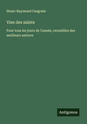 Produktbild von Vies des saints
