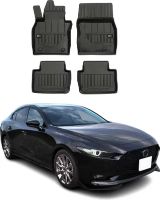 Immagine prodotto di 2019-2025 Mazda 3 Hatchback Tappetini TPE Nero 4 pz