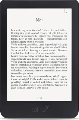 Produktbild von Tolino Shine 3 E-Book Reader mit integrierter Beleuchtung mit smartLight