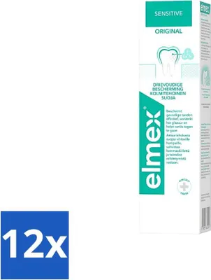 Immagine prodotto di Elmex Dentifricio Sensitive Original 75 ml - Confezione risparmio - 12 pezzi
