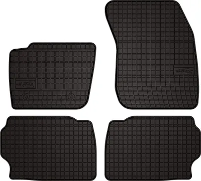 Zdjęcie produktu dla Gumowe dywaniki samochodowe do Ford Mondeo MK5 sedan, kombi (2015-2022) - czarne dopasowane dywaniki podłogowe zestaw (4 szt.)