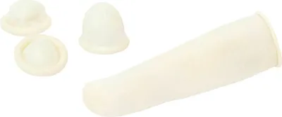 Image de Meditrade® 9776 Meditrade® unisex Fingerlinge beige Größe S, 100 St.