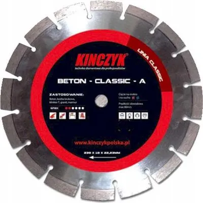 Obrázok produktu pre Betonschild Classic-A 125x10x22.23 KINCZYK
