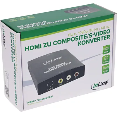 Obrázek produktu pro InLine 65006, 1080i, 1080p, 480p, 576p, 720p, Černá, -25 - 75 °C, 10 - 60%, 372 g, 82 mm