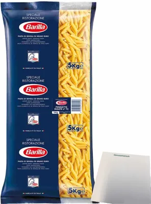 Produktbild von Barilla Pennette rigate N. 72 (5kg Packung) + usy Block