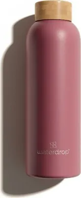 Immagine prodotto di Borraccia in acciaio inossidabile rosa opaca, capacità 600 ml