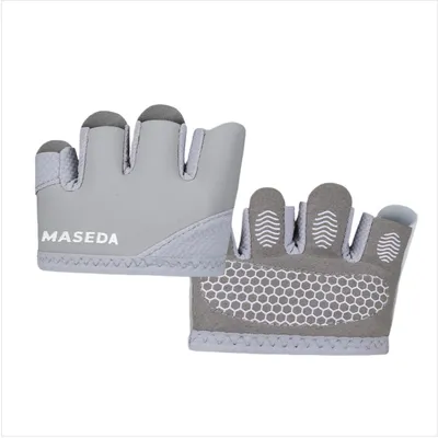 Produktbild von INF Professionelle Anti-Rutsch Trainingshandschuhe - Fitness Handschuhe, 1 Paar Grau