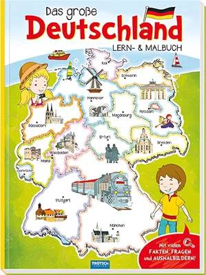 Produktbild von Das große Deutschland Lern- und Malbuch