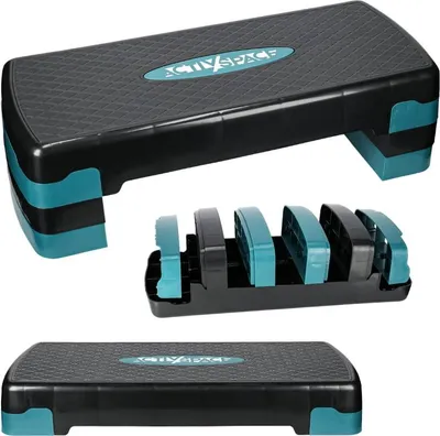 Immagine prodotto di Stepper per esercizi di fitness aerobico, 3 livelli - modulare