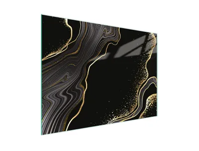 Immagine prodotto di Tagliere Piastra copriforno Tagliere multiglass 30x22 cm Marmo dorato