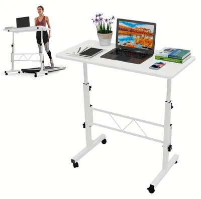 Zdjęcie produktu dla Biurko mobilne - Biurko z regulowaną wysokością - Stolik pod laptopa - Kompaktowe biurko