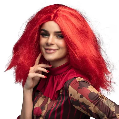 Zdjęcie produktu dla Peruka Clownette czerwona