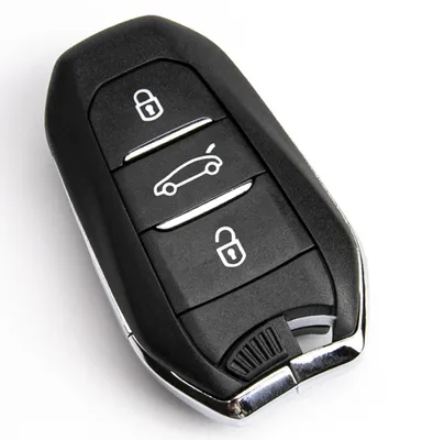 Produktbild von Techstar-Autoschlüsselgehäuse mit 3 Tasten, kompatibel mit Citroën C2, C3, C4, C5, Berlingo, Jumper, Jumpy, Xsara – Schlüsselblatt HU83