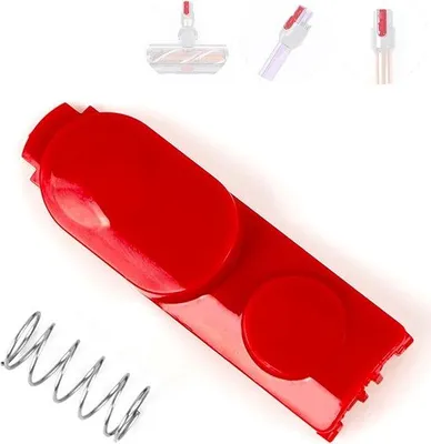 Produktbild von Zweifach-Klip-Verriegelungsknöpfe mit Feder - Geeignet für Dyson V7 V8 V10 V11 V12 V15 Staubsauger, Dauerhafte Ersatzteile
