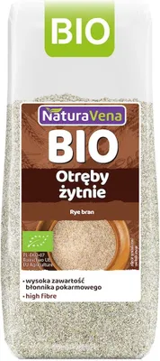 OTRĘBY ŻYTNIE BIO 200 g - NATURAVENA