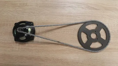 Produktbild von Pocket Bike 6er Kupplungsglocke 72 Zähne 25H Ritzel Kette Set Kettenrad DirtBike