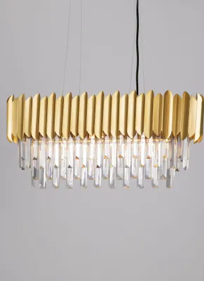 Produktbild von Nova Luce MAGNOLIA Pendelleuchte E14 5-fach Gold 70x25x120cm dimmbar 9824077