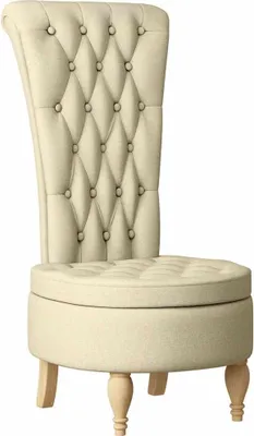 Obrázok produktu pre vidaXL Kreslo Cream 56,5 x 70 x 110 cm látka