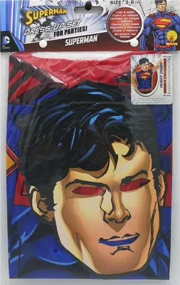 Produktbild von Superman Kinder Kostüm-Set ( Shirt und Maske) 3-6 Jahre