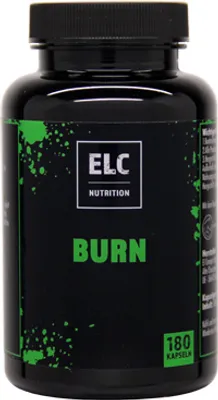 Produktbild von ELC Nutrition Burn 180 Kapseln | Garcinia Extrakt | Vitamin C | Nahrungsergänzungsmittel | Supplements