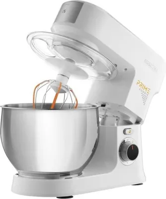 Image de Robot Pâtissier Sencor STM 3740WH, 1000W, Bol Inox 4.5L, 6 Vitesses, Fonction Pulse, Avec Éclairage LED