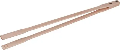 Produktbild von Grillzange, geleimt und verschraubt, Griff verjüngt und abgerundet aus Holz 60 cm