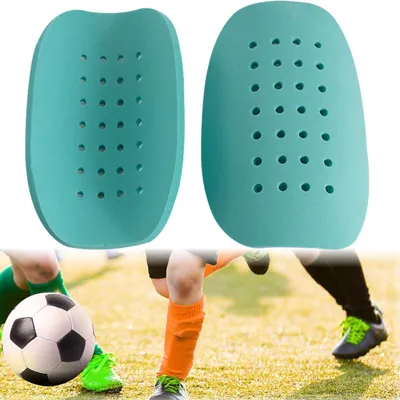 Produktbild von 2 Mini-Schienbeinschoner für Fußball, 9 x 6 cm, geeignet für Jugendliche und Erwachsene