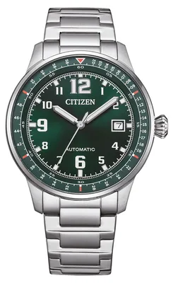 Zdjęcie produktu dla Zegarek męski Citizen model: NJ0190-51X z zieloną tarczą