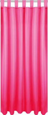 Produktbild von Blickdichte Gardine mit Schlaufen, Maße: 140x245 cm, Farbe: Pink