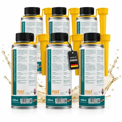 Produktbild von INOX® Diesel System Reiniger Additiv 6x 250ml Systemreiniger Zusatz Dieselzusatz