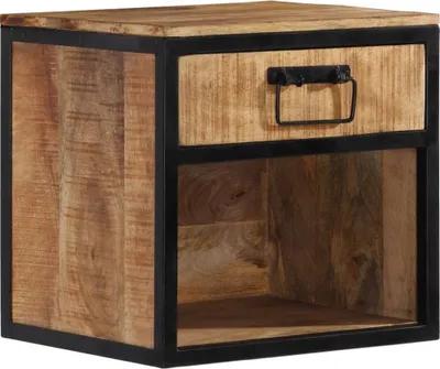 Produktbild von Nachttisch 40x35x40 cm Massivholz Mango
