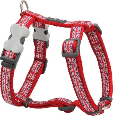 Immagine prodotto di Pettorina per cani Red Dingo Union Jack 25-39 cm Red