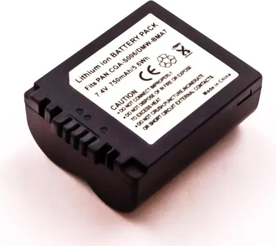 Obrázek produktu pro Baterie pro PANASONIC BP-DC5-E, CGA-S006A, CGR-S006A/1B, DMW-BMA7, CGA-S006, CGR-S006