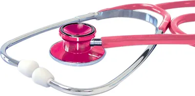 Immagine prodotto di Stetoscopio megro Ratiomed a doppia testa rosa