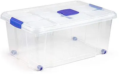 Productafbeelding van Kunststof opbergbox 36 liter - 40 x 59 x 25 cm
