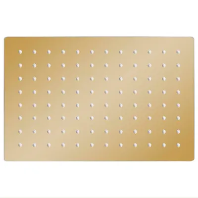 Zdjęcie produktu dla vidaXL Deszczownica ze stali nierdzewnej 30x20 cm prostokątna złota