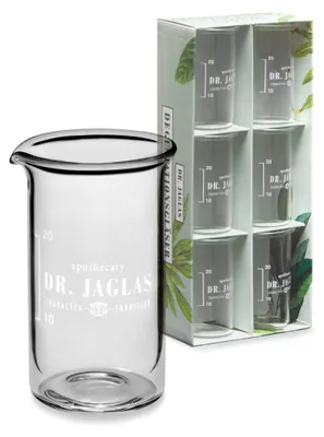 6er-Set Schnapsgläser 20 ml mit Eichstrich, Laboroptik