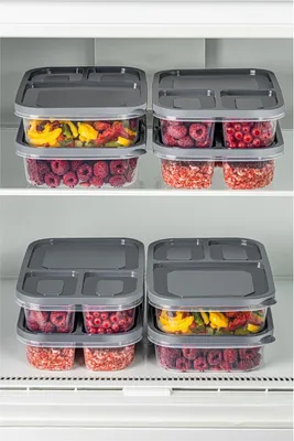 Obrázok produktu pre Hermia Concept, 8Lidkdrtgn1 - 18 - antracitová, sada úložných boxov (8 kusov), antracitová, 100 % PLAST, 15 x 24 x 5 cm