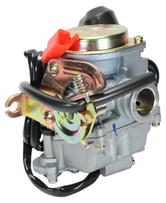 Immagine prodotto di Kit carburatore MXT da 19 mm con avviamento elettrico, compatibile con motori GY6 QMB139 per scooter REX RS 450 50 e RS 460 50