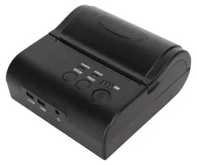 Obrázok produktu pre Termálna tlačiareň s Bluetooth, rozlíšenie 203 dpi, rýchlosť tlače 90 mm/s, termálna tlačiareň štítkov pre Windows, iOS a Android, 100–240 V, zástrčka pre EÚ