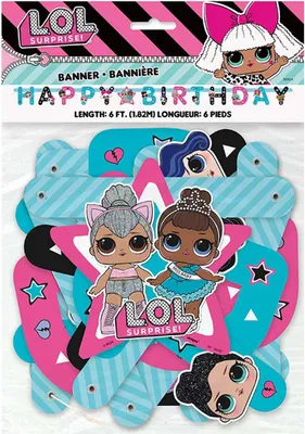 Produktbild von LOL Surprise! Buchstabengirlande 180cm