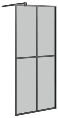 Obrázek produktu pro vidaXL Sprchová zástěna pro sprchový kout 80x195 cm Tmavé bezpečnostní sklo