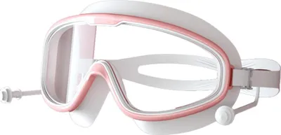 Produktbild von Schwimmbrille für Erwachsene, Kinder, Damen und Herren – Poolbrille für Erwachsene – Auslaufsicher, beschlagfrei, UV-Schutz, wasserdicht, breiter Rahmen