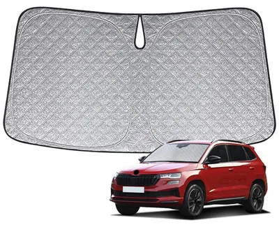 Produktbild von Auto Sonnenschutz Frontscheibe Skoda Karoq 2017-2026 Faltbar UV Schutz