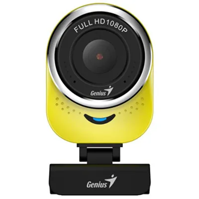 Zdjęcie produktu dla Genius Full HD Webkamera QCam 6000 1920x1080 USB 2.0 žlutá Windows 7 a vyšší FULL HD, 30 FPS