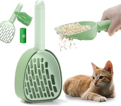 Productafbeelding van Kattenschep voor kattenbak - Hoogwaardig ASB-materiaal - 1 stuk