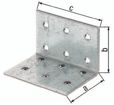 Obrázek produktu pro Alberts 847302 Lochplattenwinkel, sendzimirverzinkt, 100 x 100 x 80 mm, 25er Set