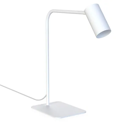 Immagine prodotto di Lampada da tavolo in metallo GU10 alta 45 cm regolabile Bianco Moderno