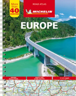 Produktbild von Michelin Straßenatlas Europa mit Spiralbindung