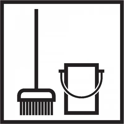 Produktbild von Dreifke® Aufkleber I Türschild Piktogramm Putzraum, Folie, selbstklebend, 150...